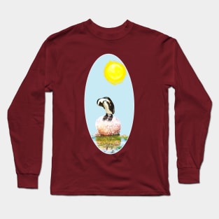 Napping Penguin in the Sun Long Sleeve T-Shirt